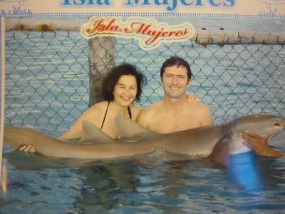 Nadando con tiburones