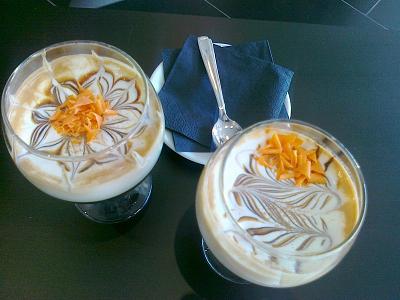 Tomando un café