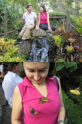 En el mariposario del Quindío