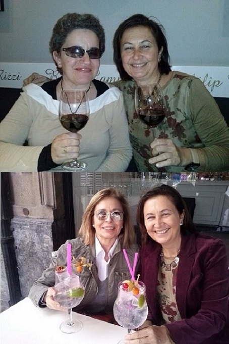 Celebrando mi cumple con Patricia y la Primi