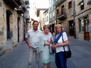 Con Arantxa y Rosa