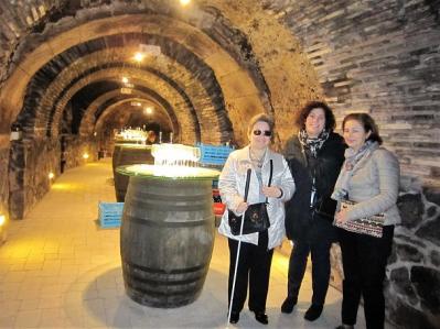 Visitando bodega