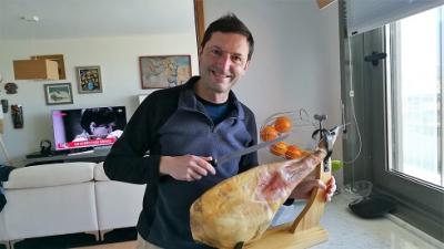 Entró en casa