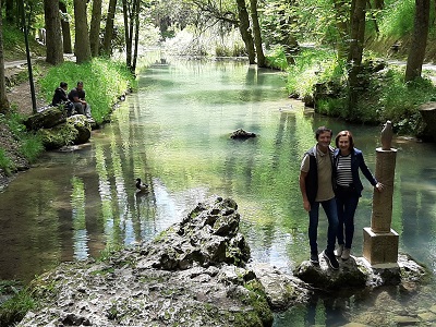 En el nacimiento del rio Ebro
