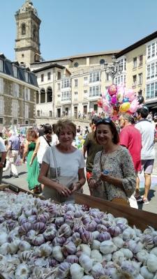 Con Arantza por Santiago