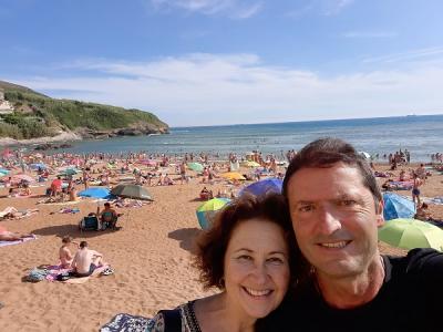 Playa y baño