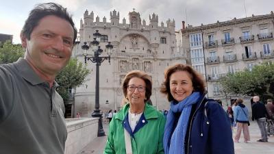 Con nuestra amiga burgalesa