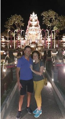 En el centro de la isla